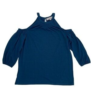 Loft Cold Shoulder Top